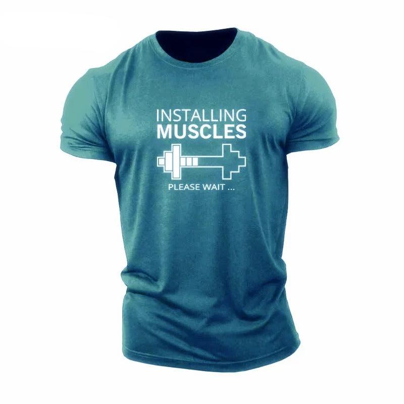 Installing Muscle T-shirt - Gymfit