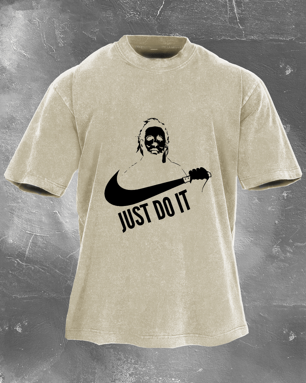 Just do it Men's washed T-shirt - Gymfit