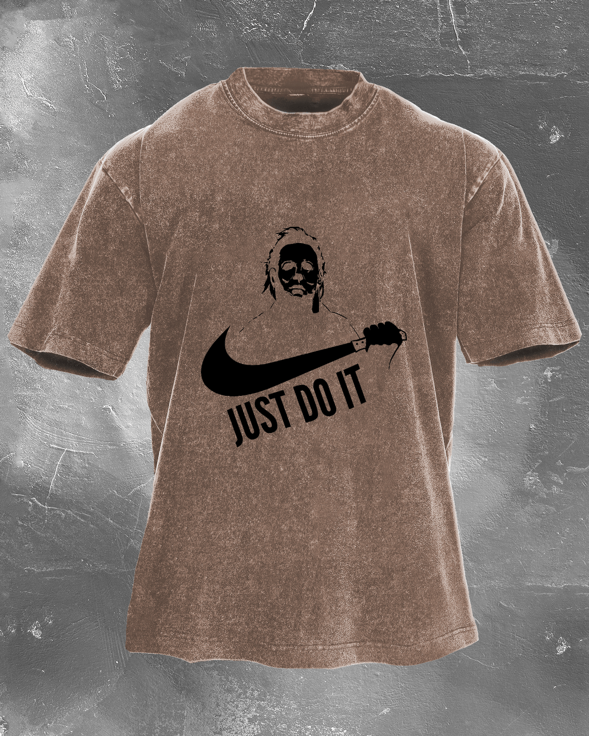 Just do it Men's washed T-shirt - Gymfit