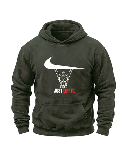 JUST LIFT IT WASHED HOODIE - Gymfit