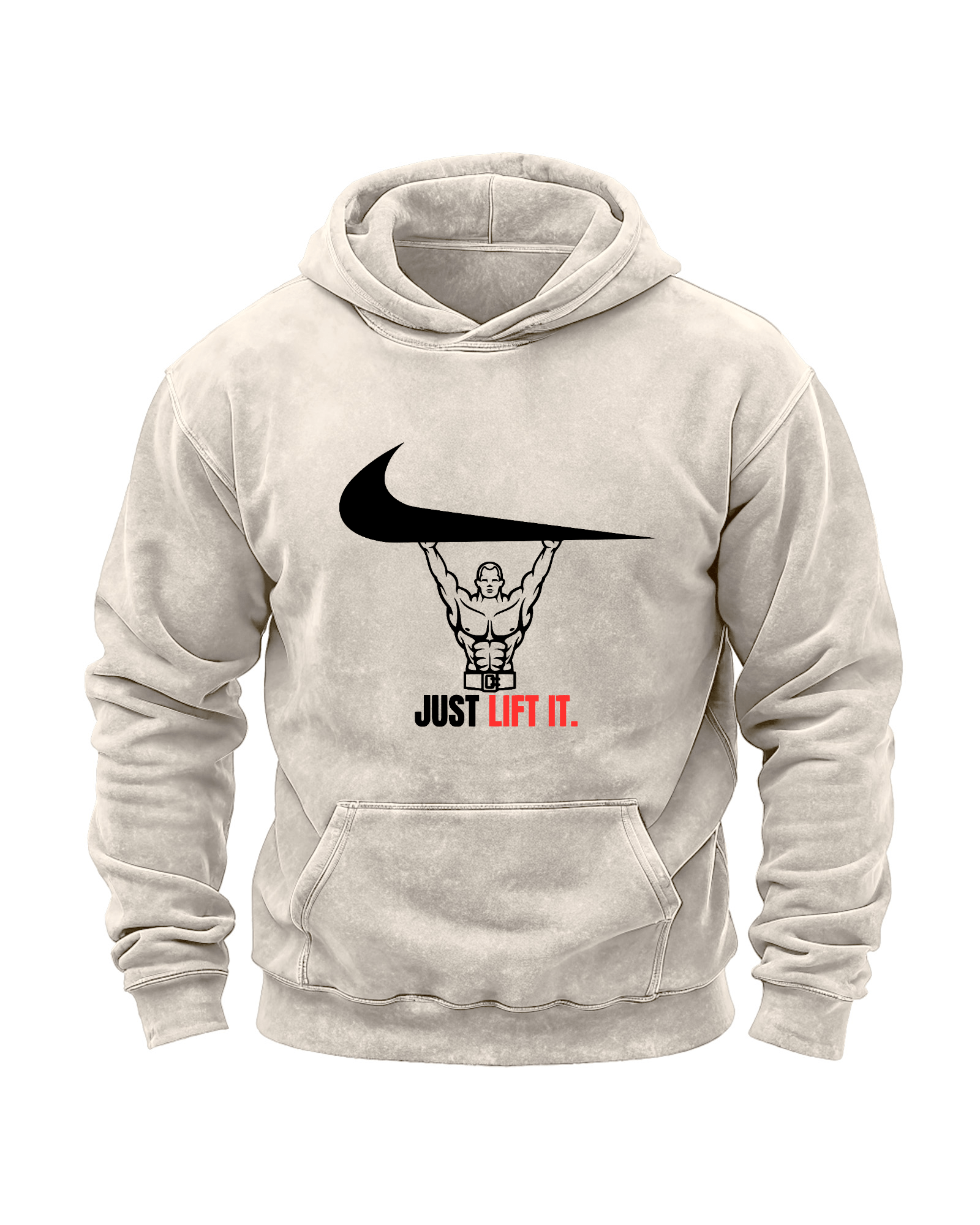 JUST LIFT IT WASHED HOODIE - Gymfit