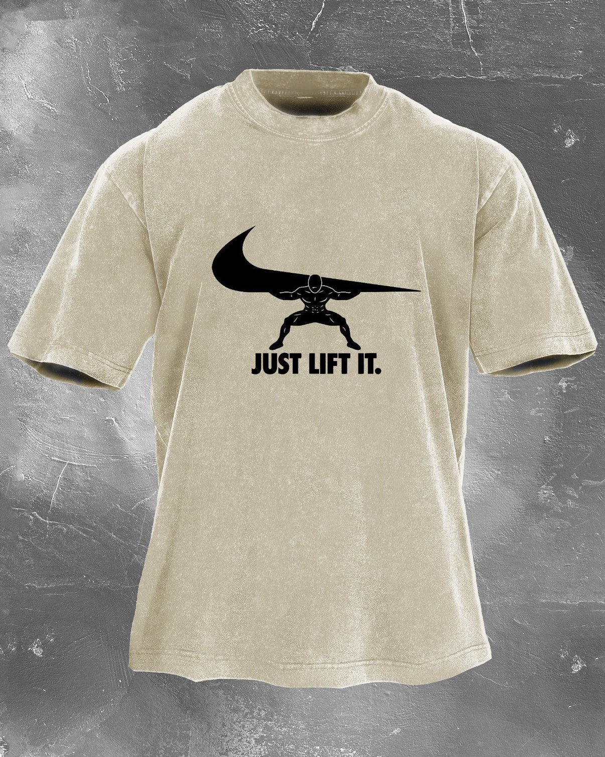 JUST LIFT IT WASHED T - SHIRT - Gymfit