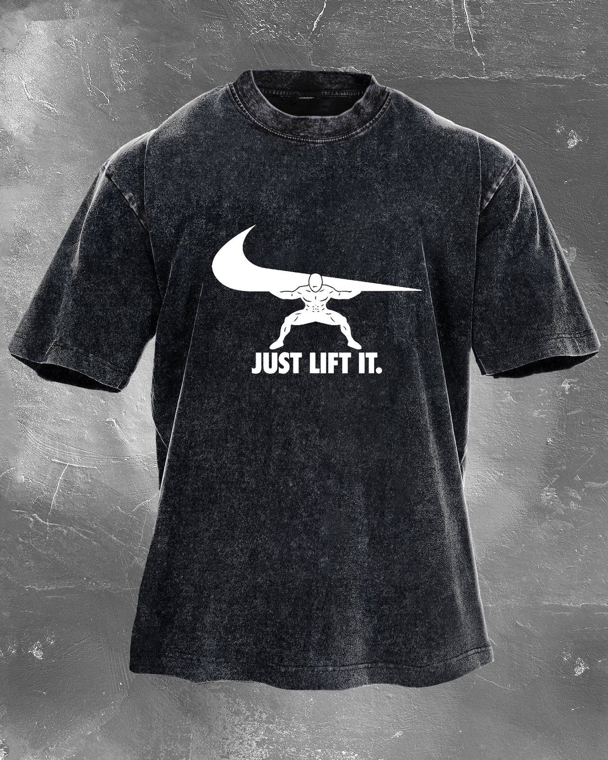 JUST LIFT IT WASHED T - SHIRT - Gymfit