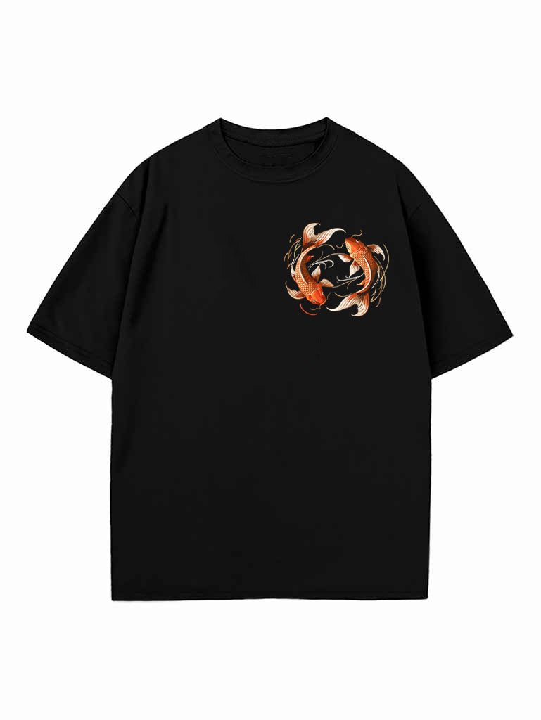 KOI FISH OVERSIZE T-shirt - Gymfit