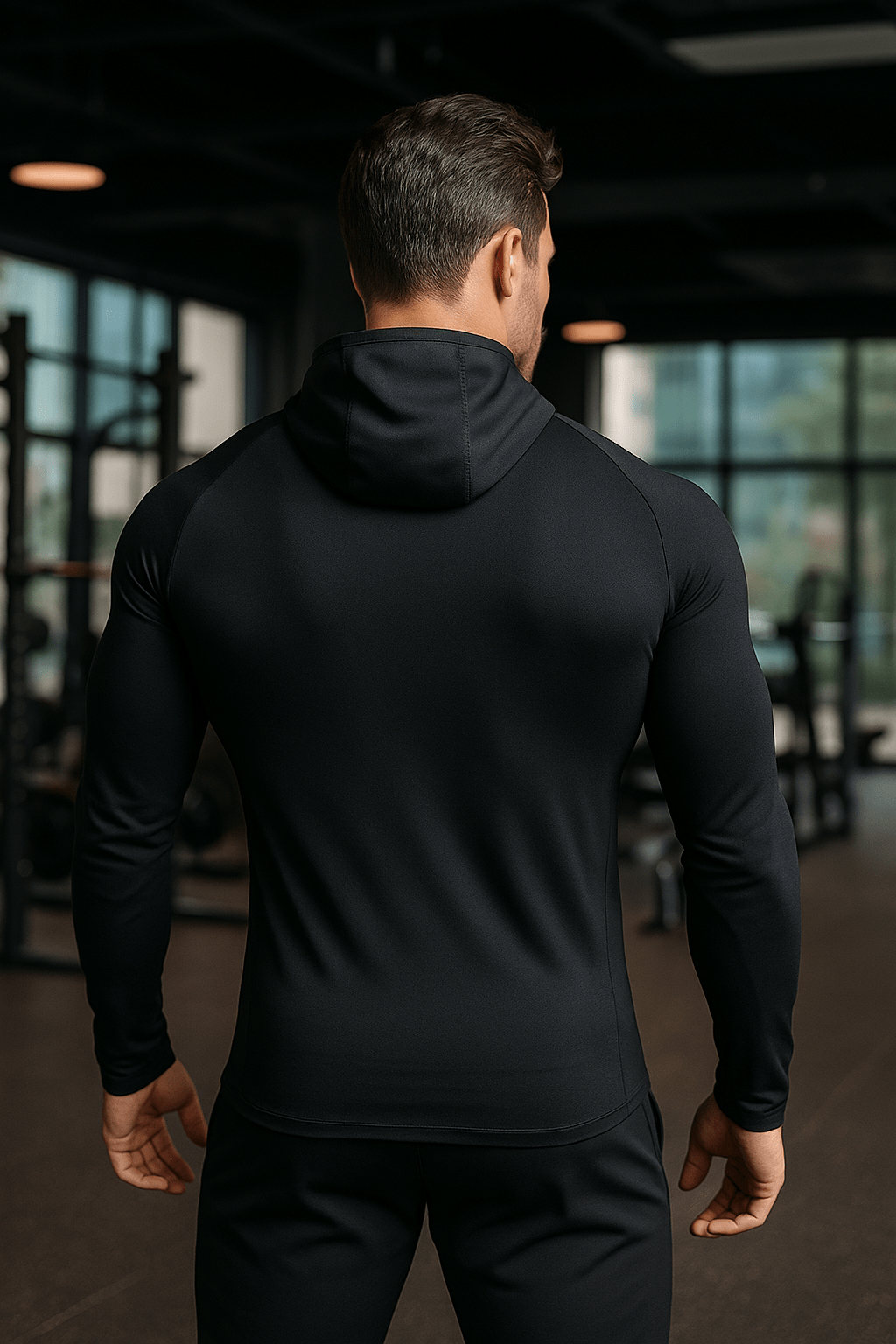 Long Sleeve Hooded Shirt - Gymfit