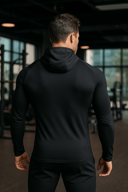 Long Sleeve Hooded Shirt - Gymfit