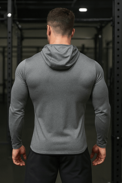 Long Sleeve Hooded Shirt - Gymfit