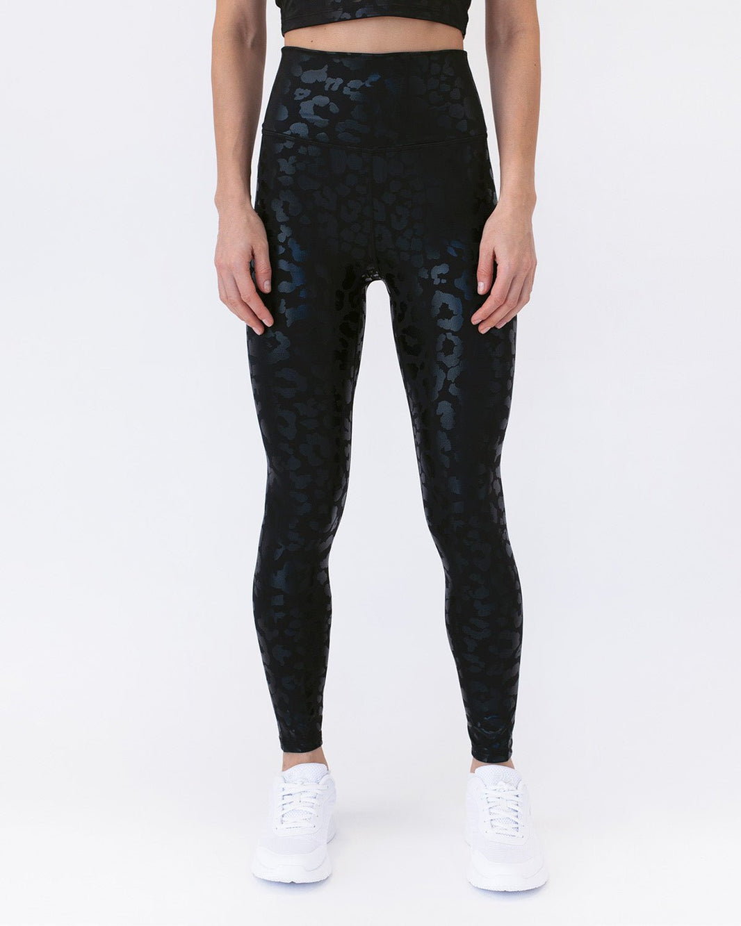 Metallic Leopard Leggings - Gymfit
