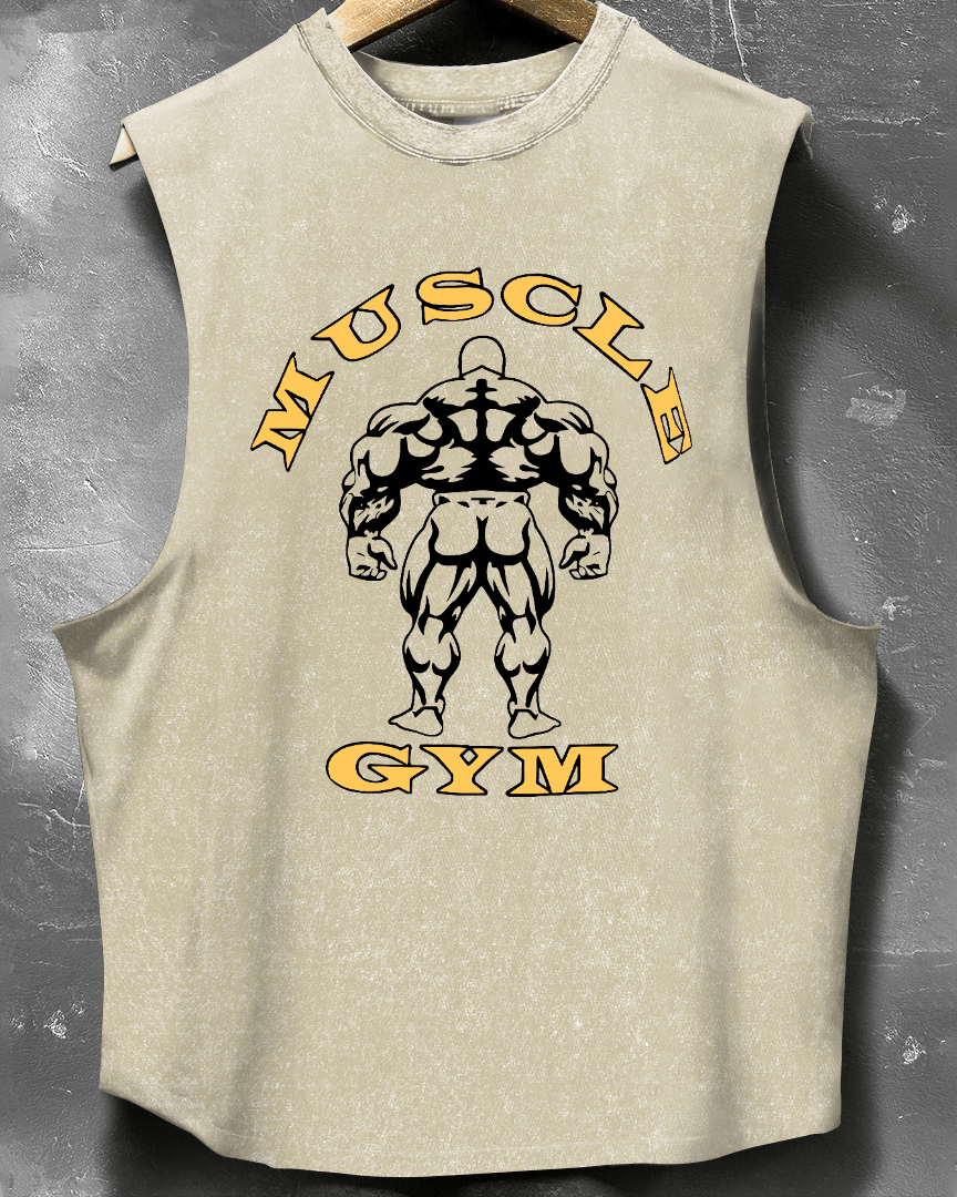 MUSCLE GYM SLEEVELESS TANK - Gymfit
