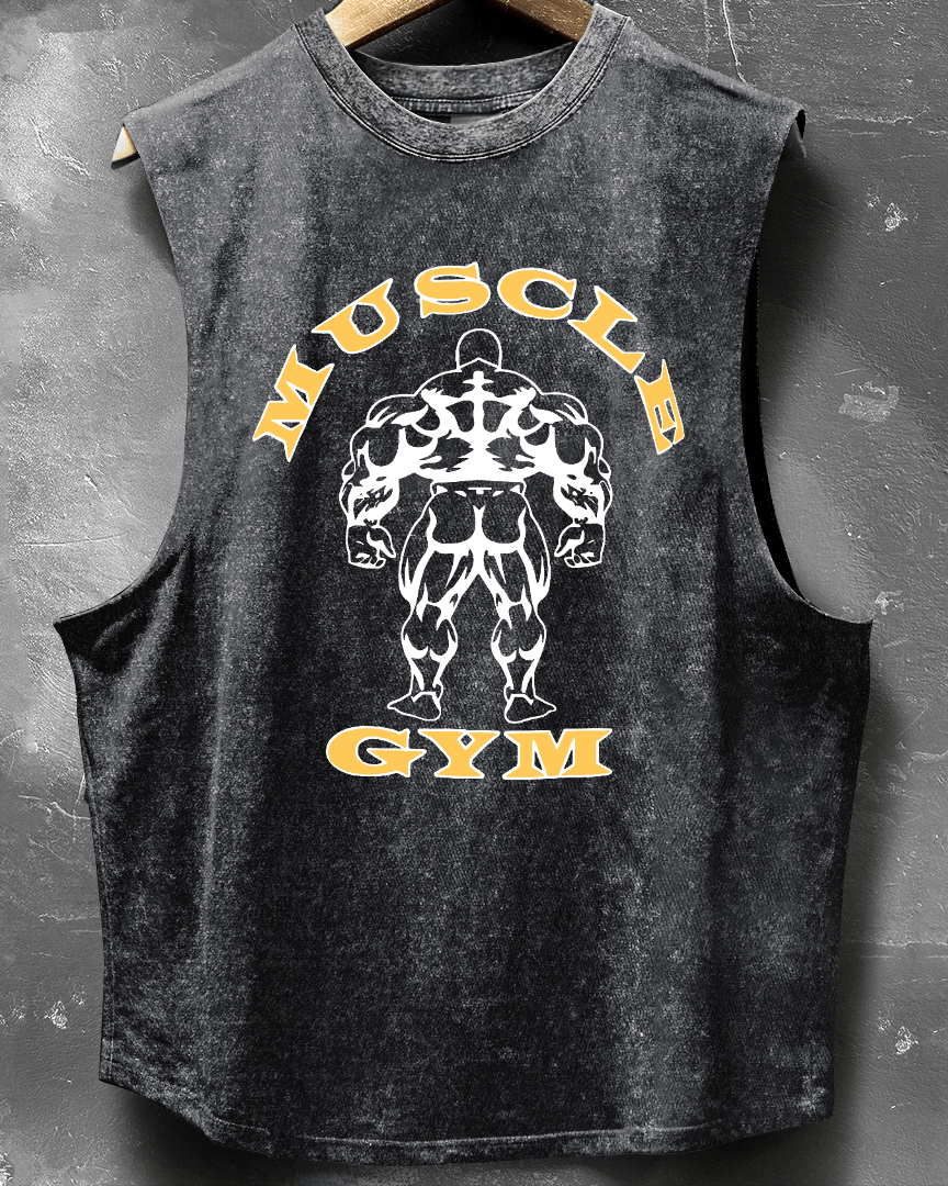 MUSCLE GYM SLEEVELESS TANK - Gymfit