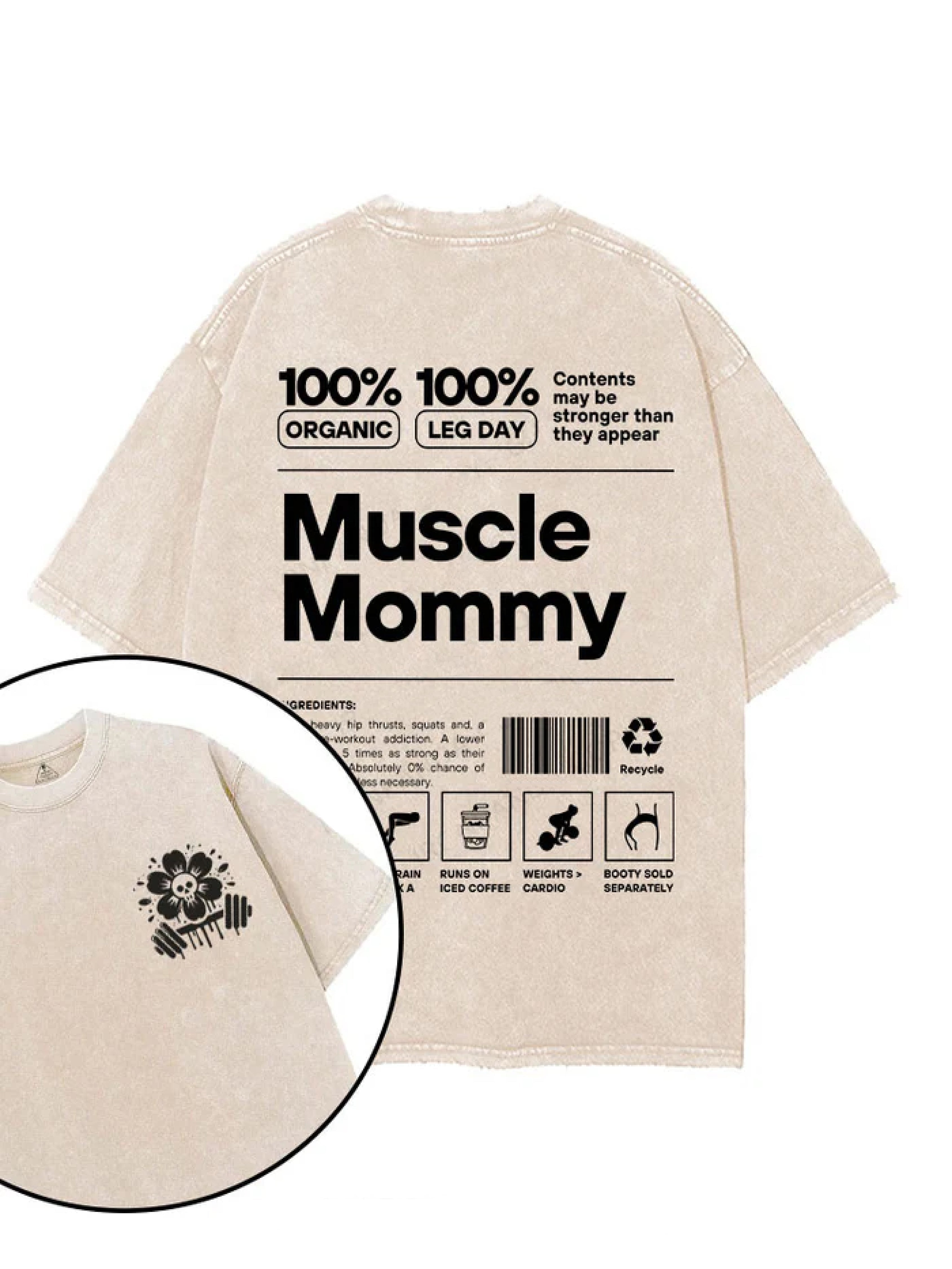 MUSCLE MOMMY GYM T - SHIRT - Gymfit