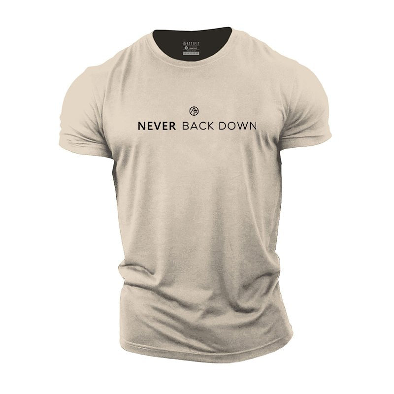 Never Back Down T-Shirt - Gymfit