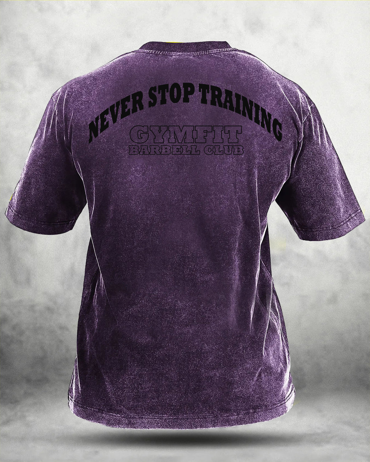 NEVER STOP TRAINING WASHED T - SHIRT - Gymfit
