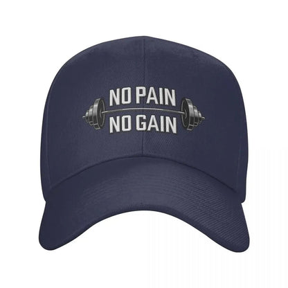 No Pain No Gain Gym Cap - Gymfit