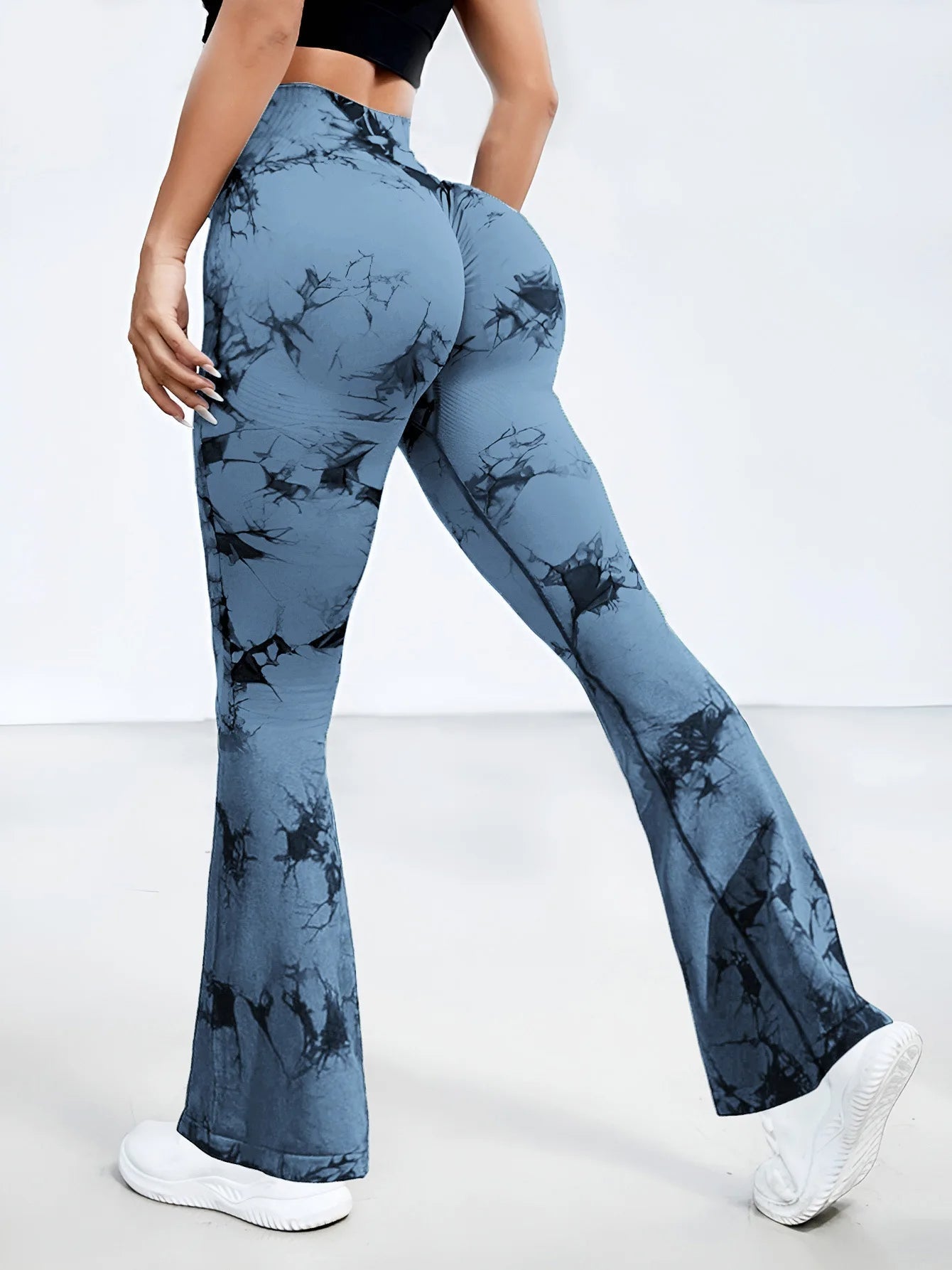 Tie Dyed Flare Leggings – Gymfit