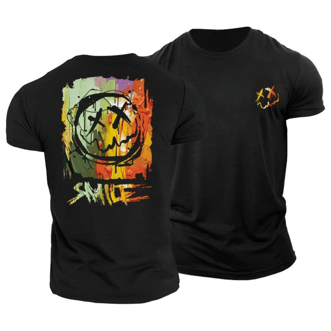 Painting X Smiley T-Shirt - Gymfit
