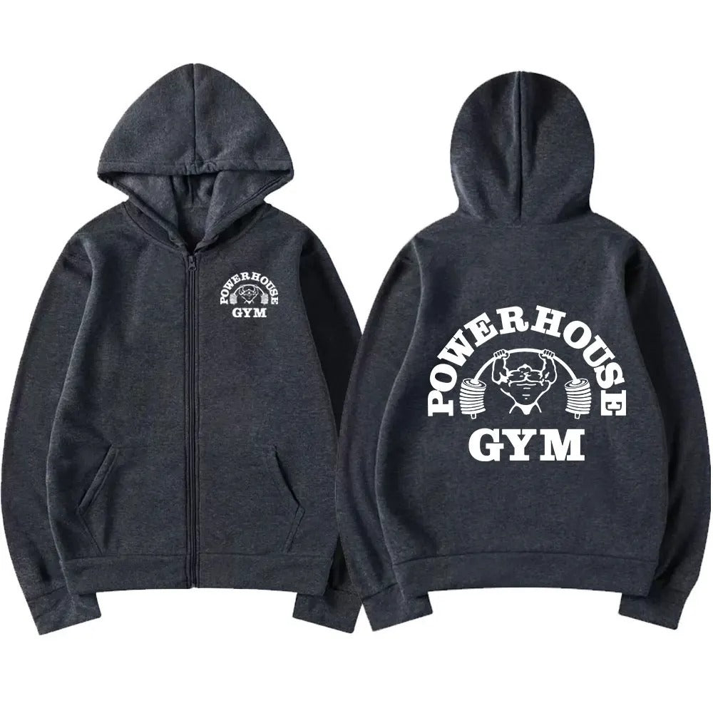 Powerhouse Gym Zip Hoodie - Gymfit