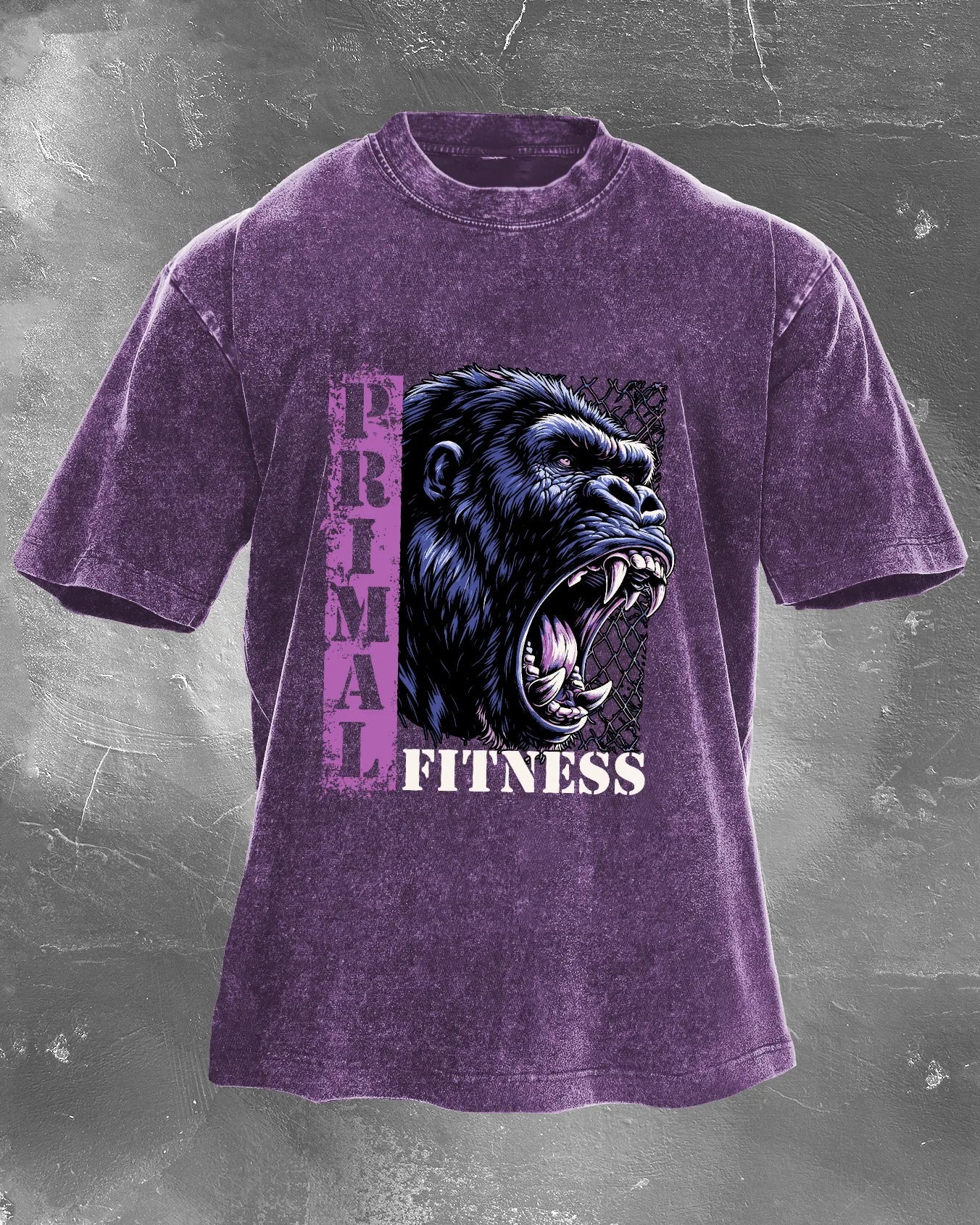T-shirt délavé PRIMAL FITNESS - Gymfit