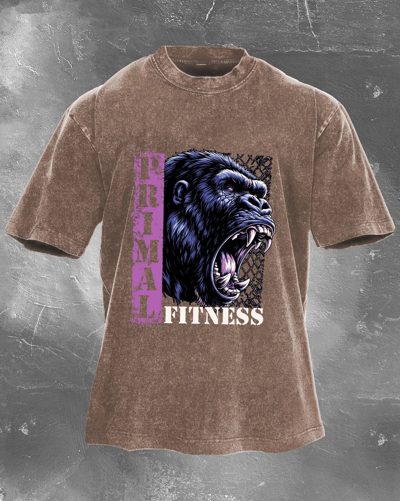 T-shirt délavé PRIMAL FITNESS - Gymfit