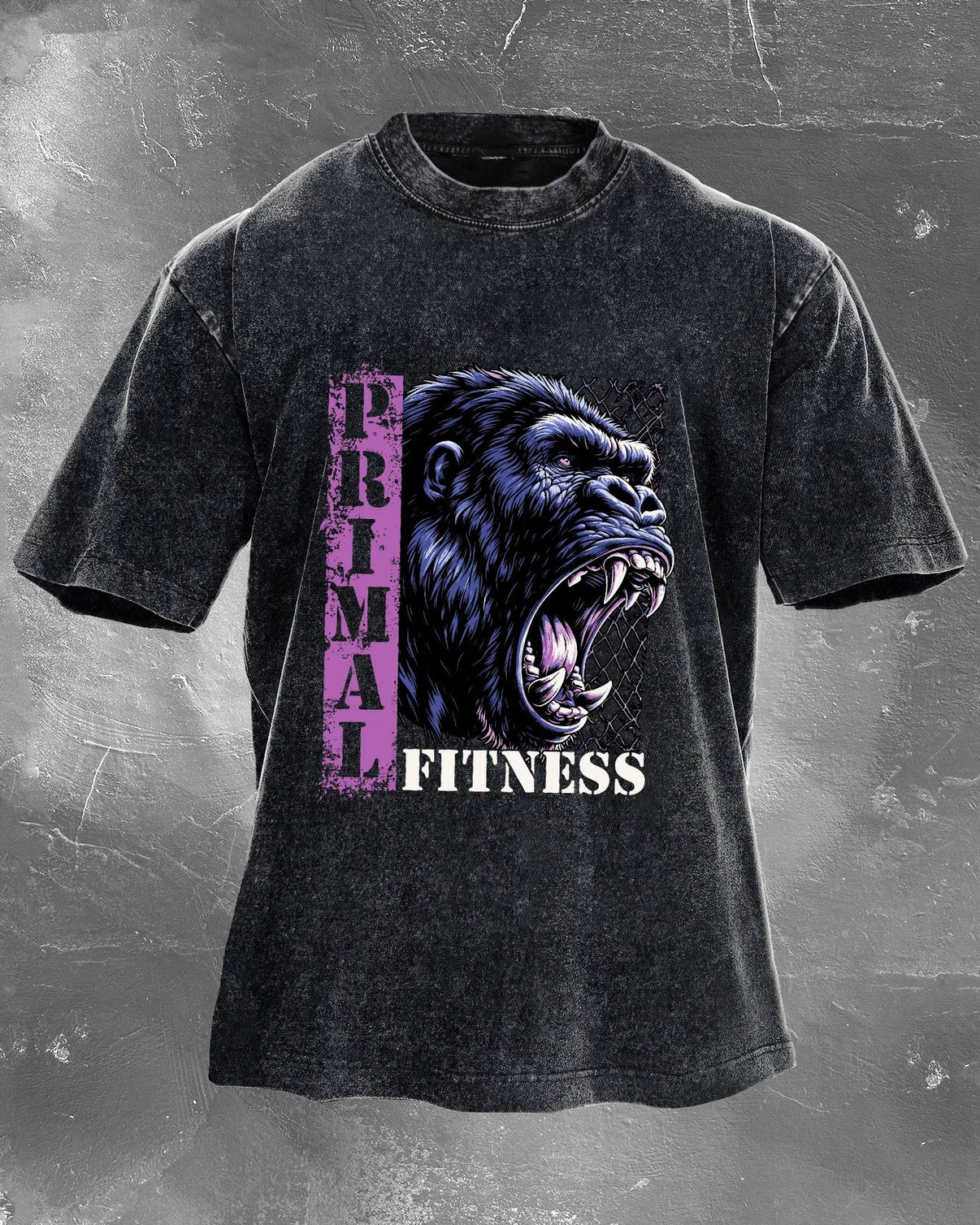 T-shirt délavé PRIMAL FITNESS - Gymfit