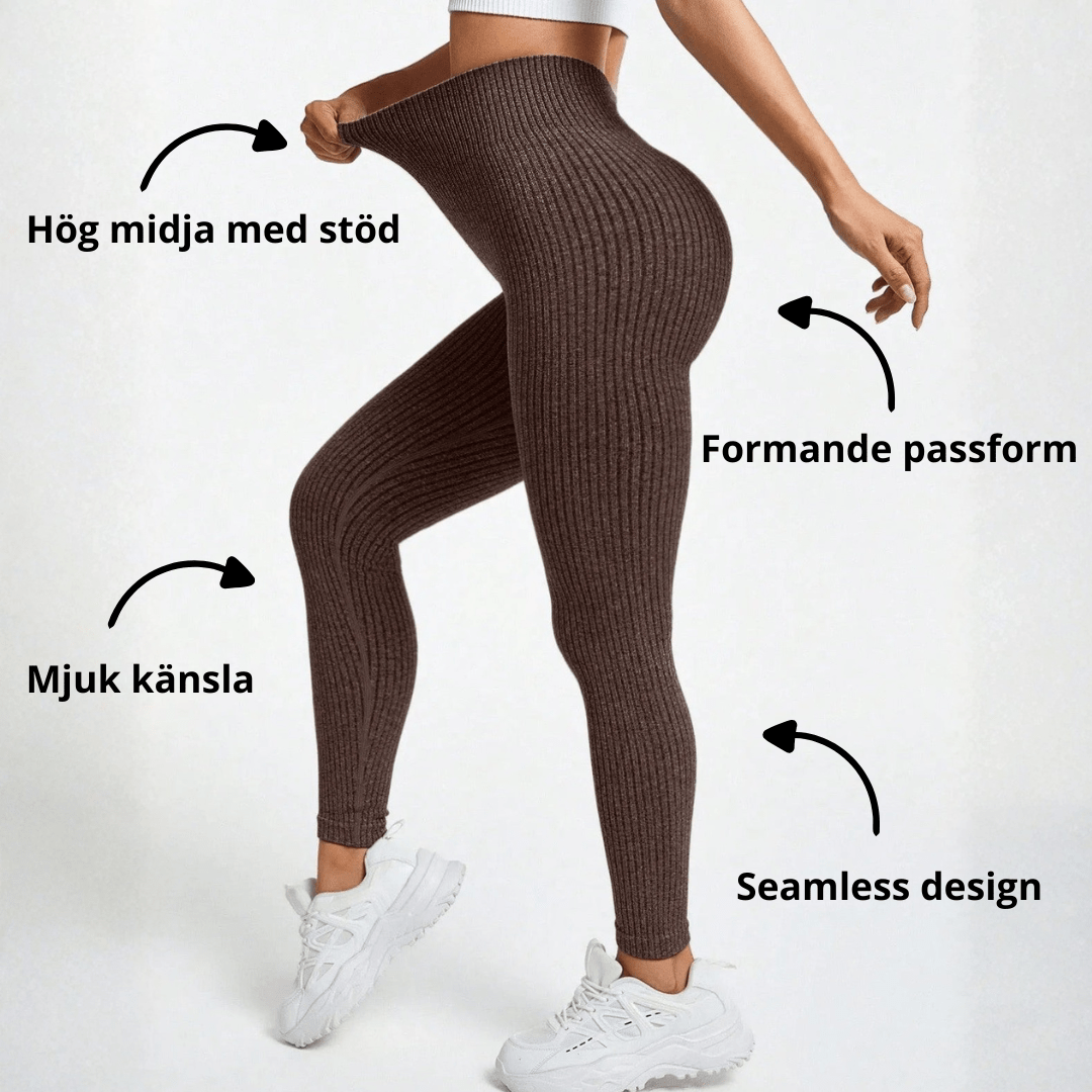 Ribbed Seamless leggings - Gymfit