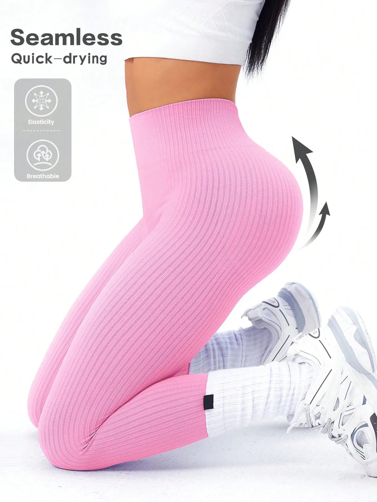 Ribbed Seamless leggings - Gymfit
