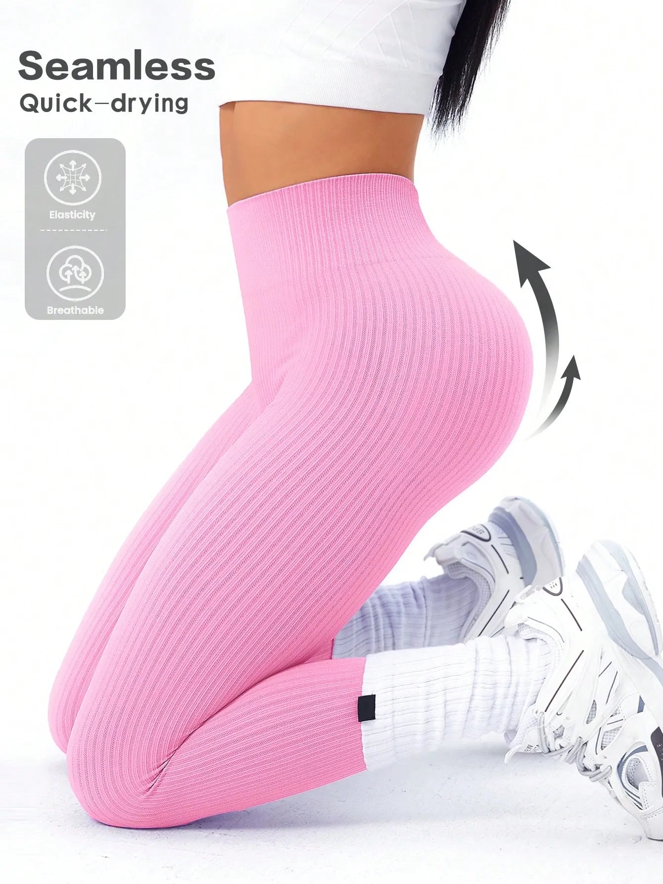Ribbed Seamless leggings - Gymfit