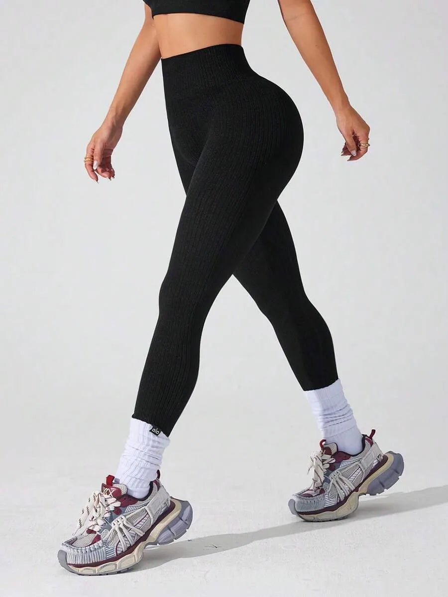 Ribbed Seamless leggings - Gymfit