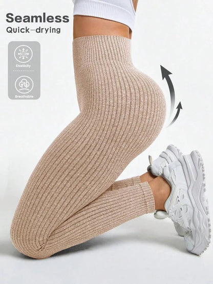 Ribbed Seamless leggings - Gymfit