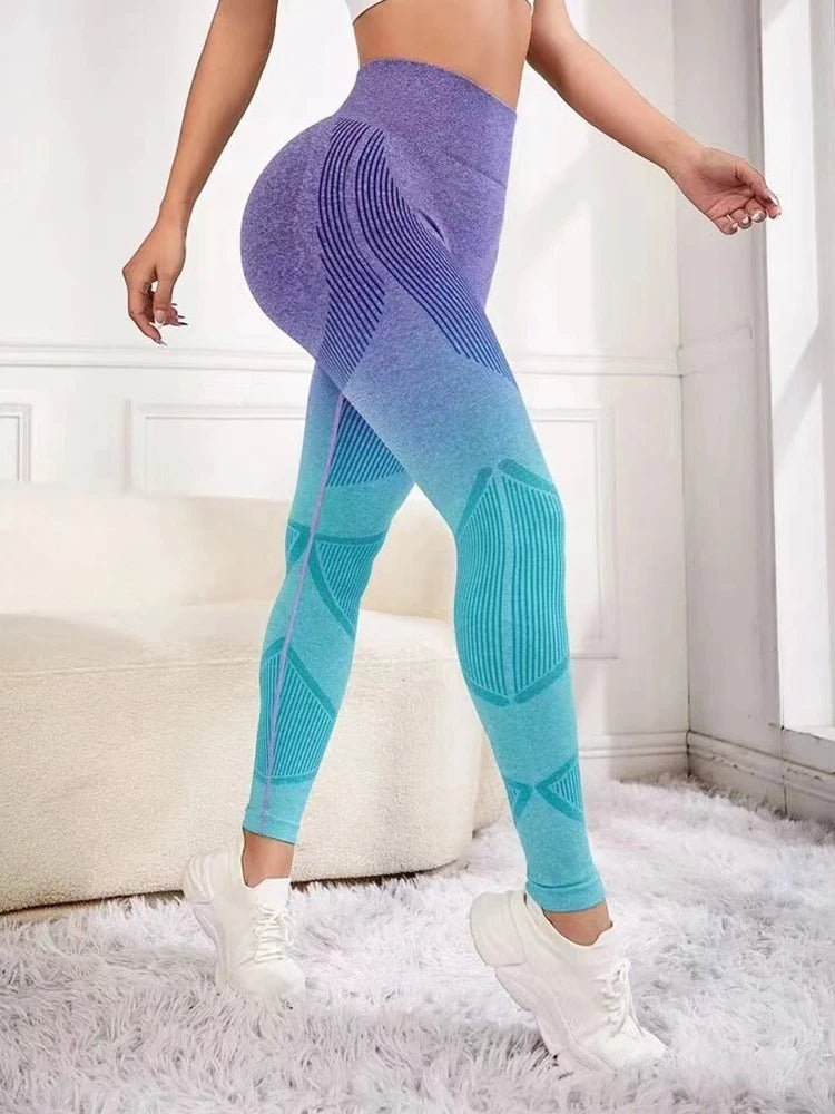 Seamless Ocean Leggings - Gymfit