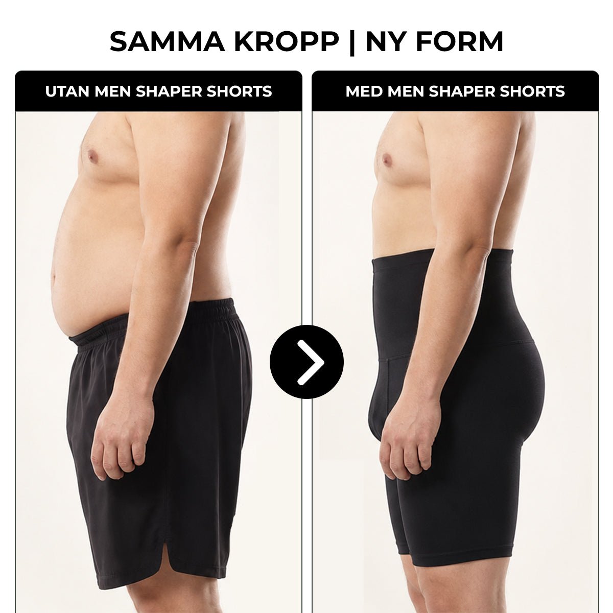 corrigerende high-compressieshort voor heren - Gymfit