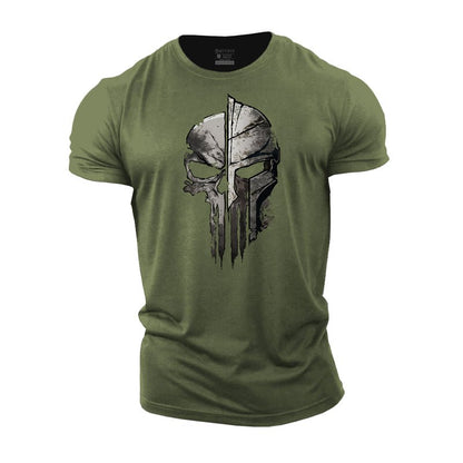 Skeleton Spartan Graphic T-shirt - Gymfit