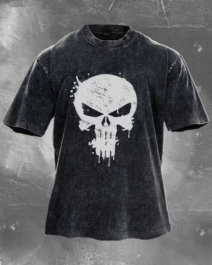 Skull Crusher Men's washed T-shirt - Gymfit