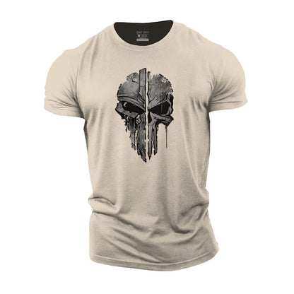 Skull Spartan T-Shirt - Gymfit