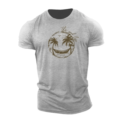 Smiley Palm Tree T-Shirt - Gymfit