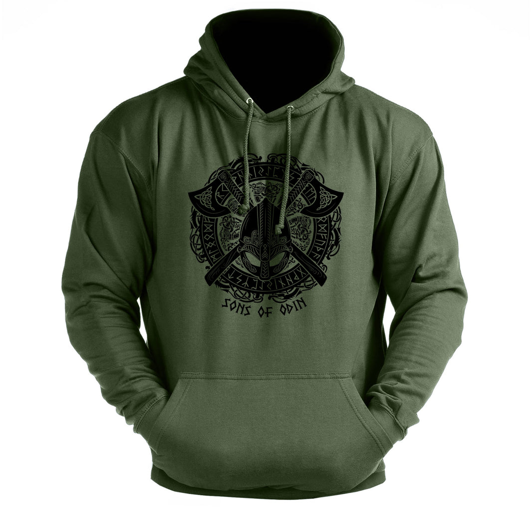 Sons Of Odin Helmet - Gym Hoodie - Gymfit