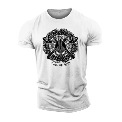 Sons Of Odin Helmet - Gym T-Shirt - Gymfit