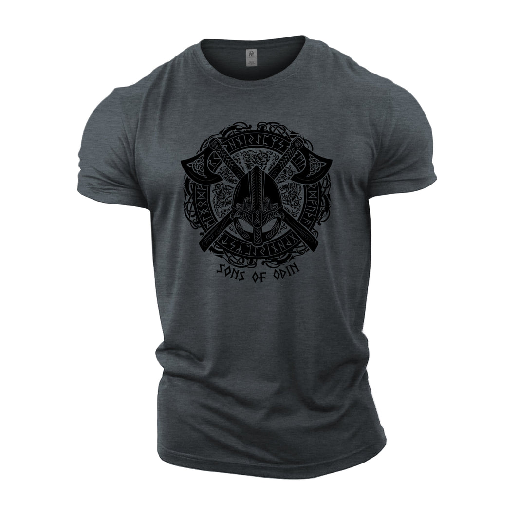 Sons Of Odin Helmet - Gym T-Shirt - Gymfit