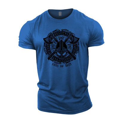 Sons Of Odin Helmet - Gym T-Shirt - Gymfit