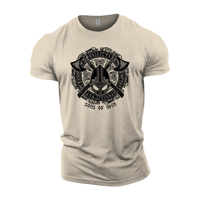 Sons Of Odin Helmet - Gym T-Shirt - Gymfit