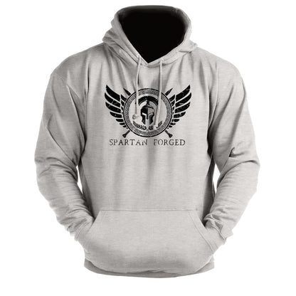 Spartan Forged Chest Emblem - Gym Hoodie - Gymfit