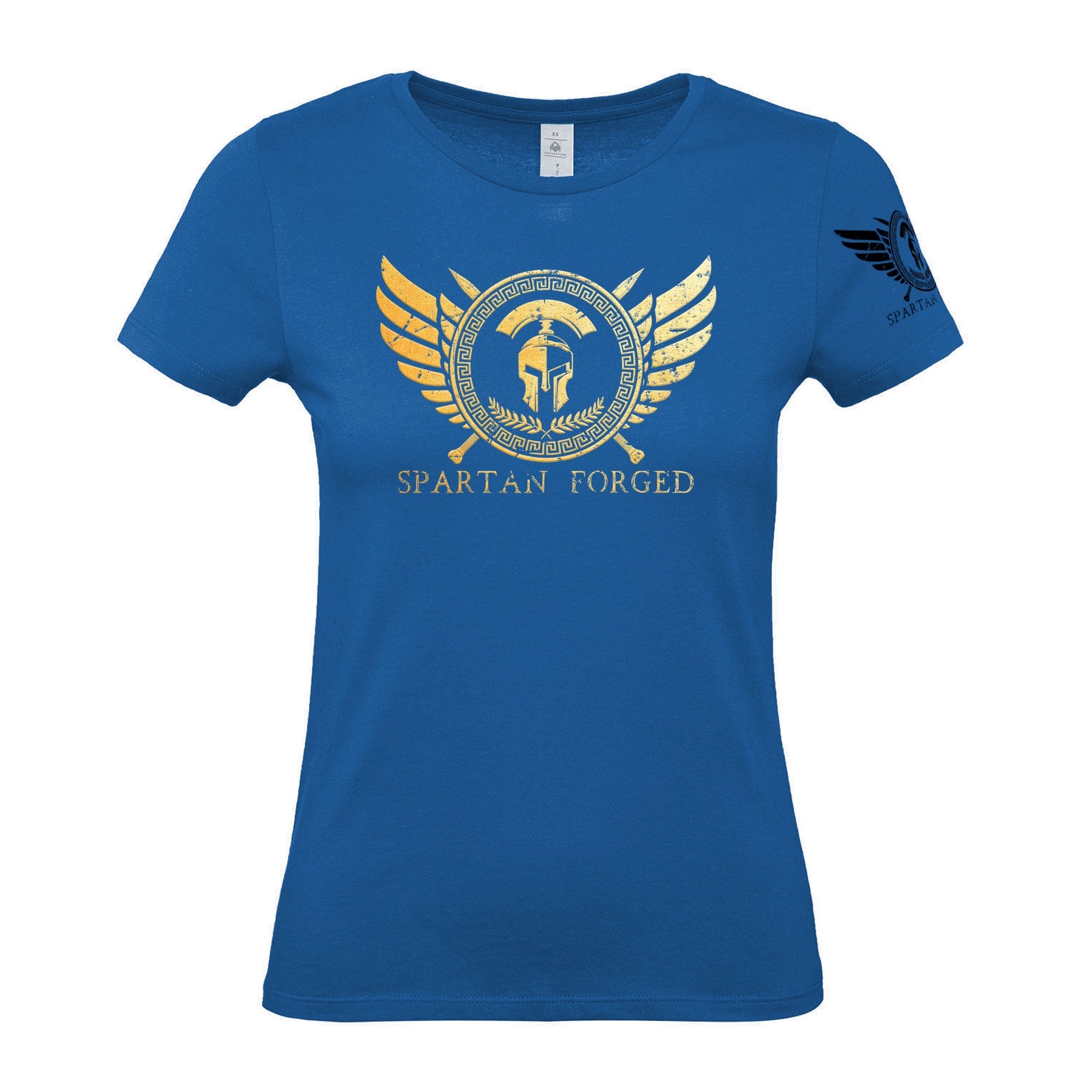 Spartan Forged Chest Gold - Women's Gym T-Shirt - Gymfit