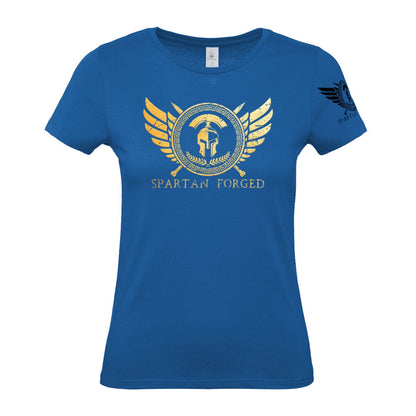 Spartan Forged Chest Gold - Women's Gym T-Shirt - Gymfit