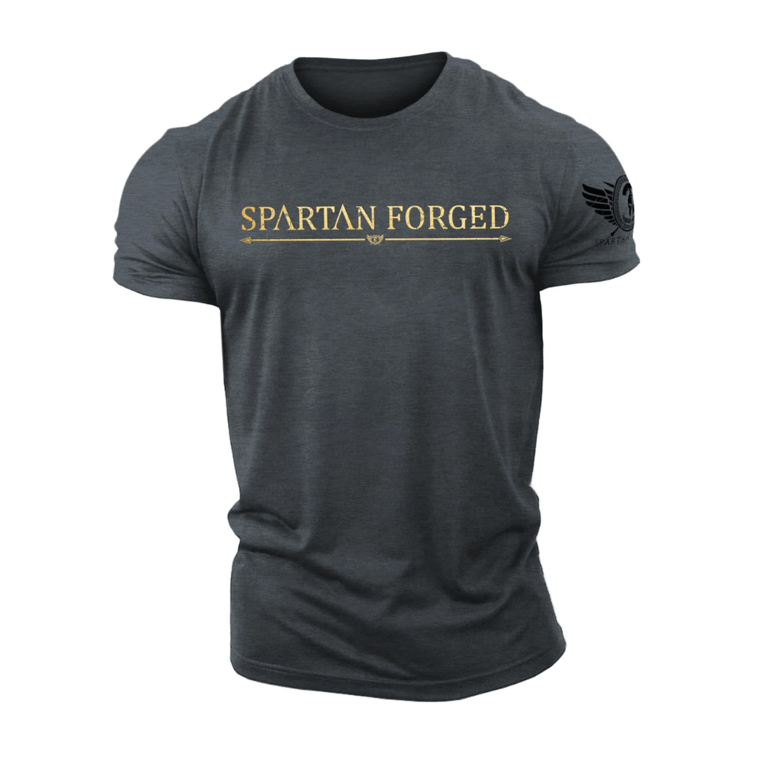 Spartan Forged Gold T-Shirt - Gymfit