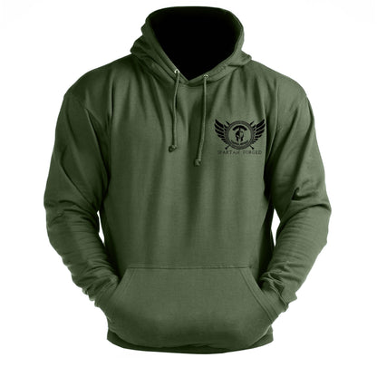 Spartan Forged Logo - Gym Hoodie - Gymfit