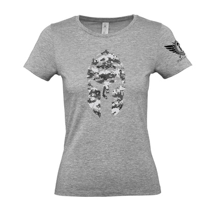 Spartan Forged Winter Camo - Women's Gym T-Shirt - Gymfit