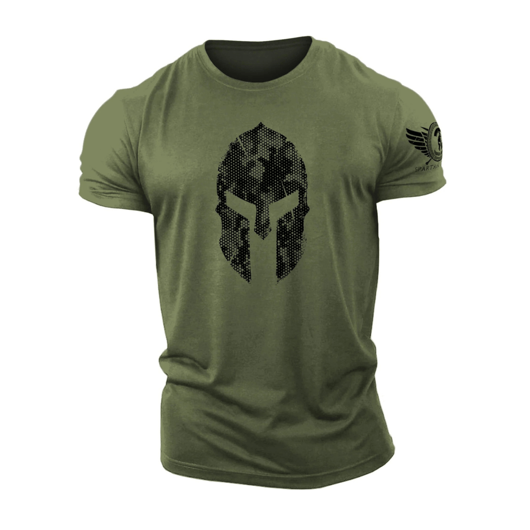 Spartan Helmet Camo T-Shirt - Gymfit