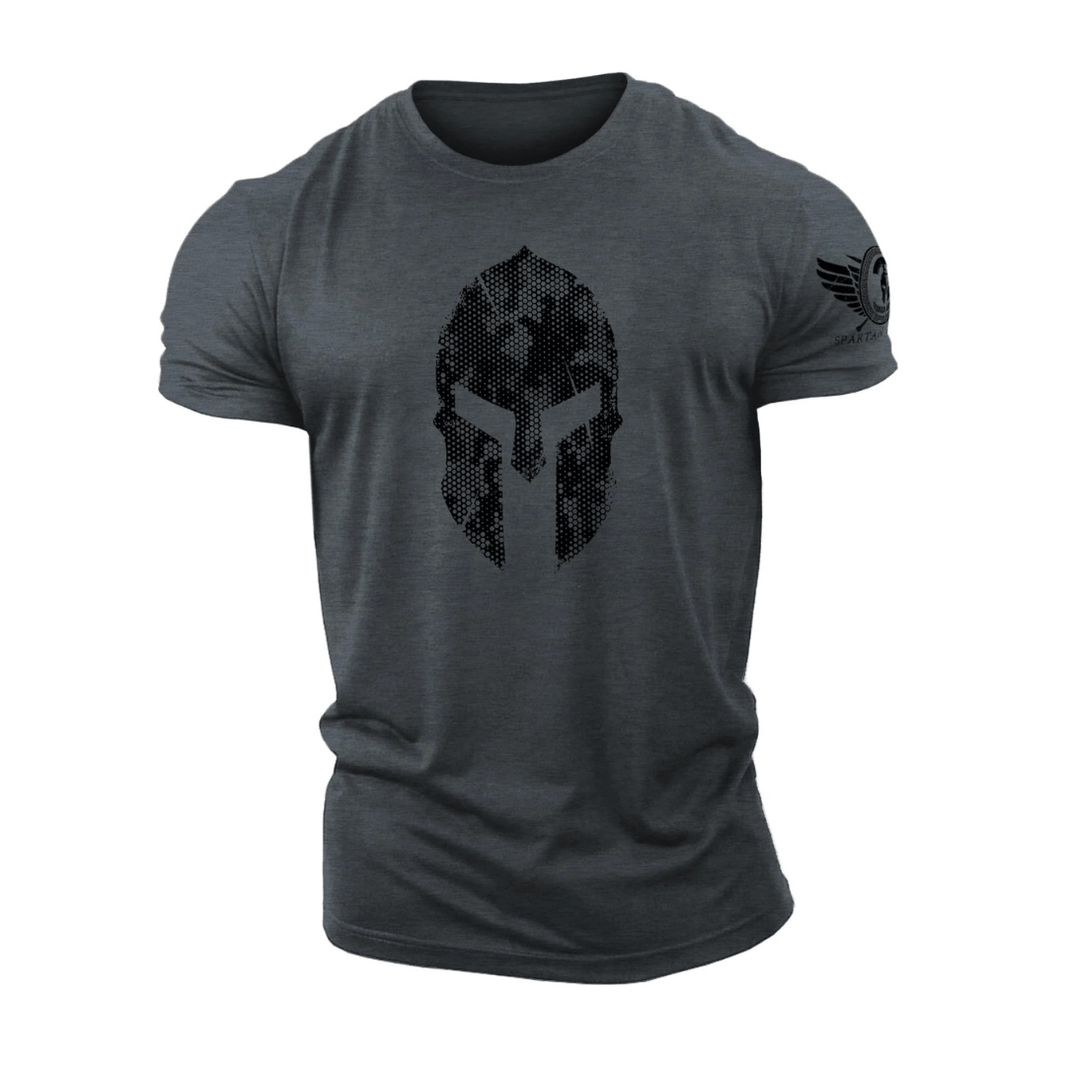 Spartan Helmet Camo T-Shirt - Gymfit