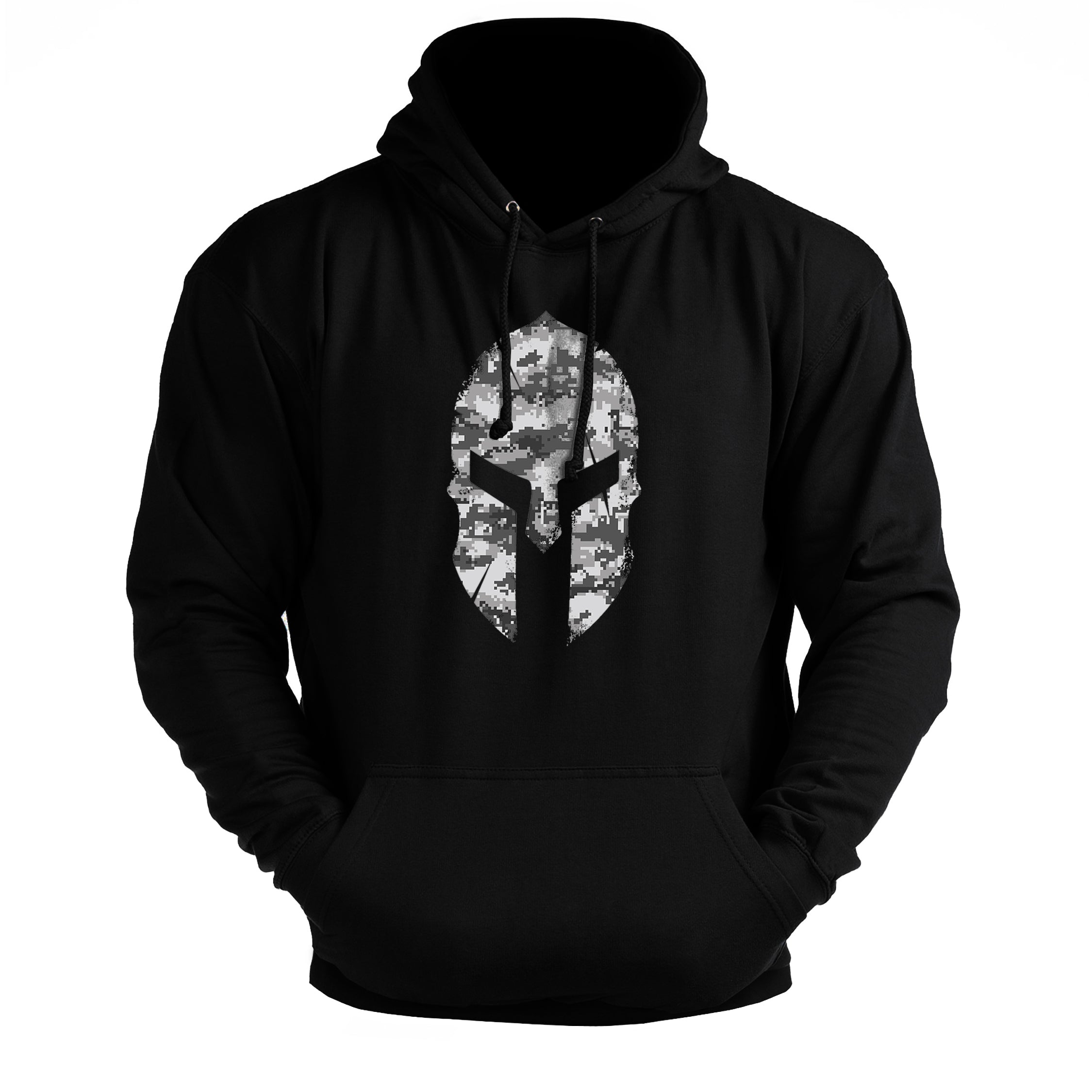 Spartan Helmet Winter Camo - Gym T-Shirt - Gymfit