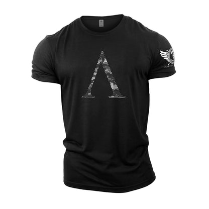 Spartan Symbol Hex Camo - Gym T-Shirt - Gymfit